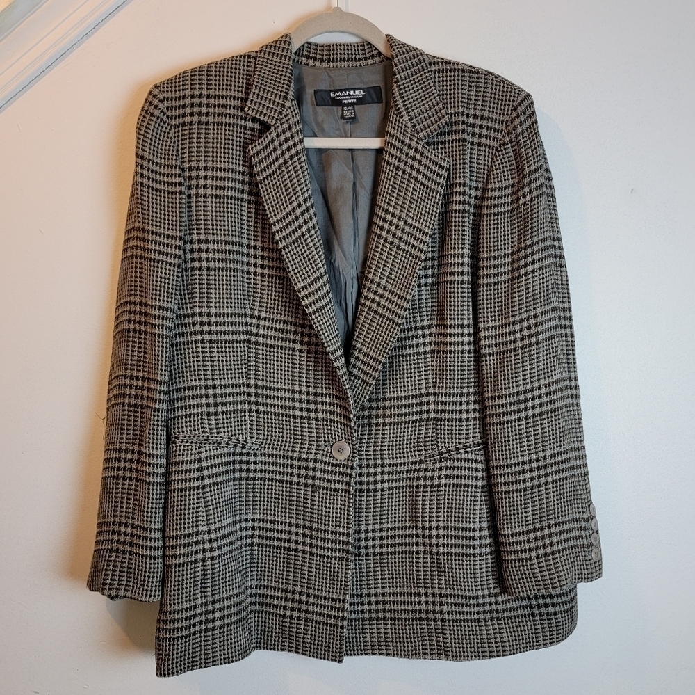 Emmanuel Ungaro vintage Petite 100% Wool blazer
